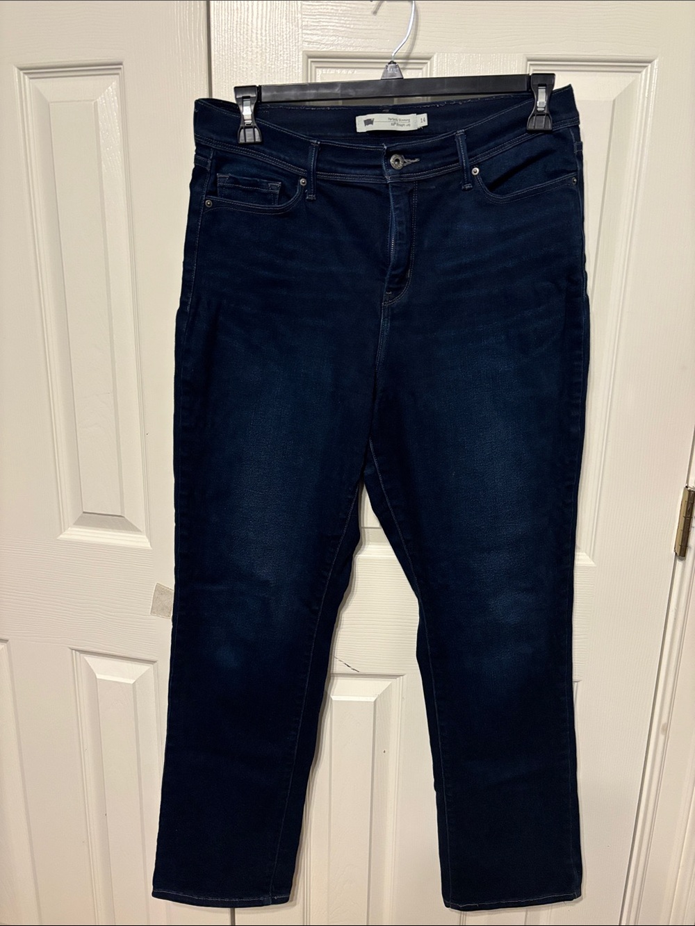 Levi’s Perfectly Slimming 512 Straight Leg Plus Jeans
